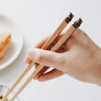 Kids Chopsticks Handmade Wooden Ergonomic Animal Sculptures