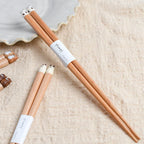 Kids Chopsticks Handmade Wooden Ergonomic Animal Sculptures