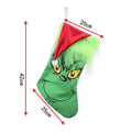 Kids Christmas Stocking Plush Character Face Child-Safe Fabric