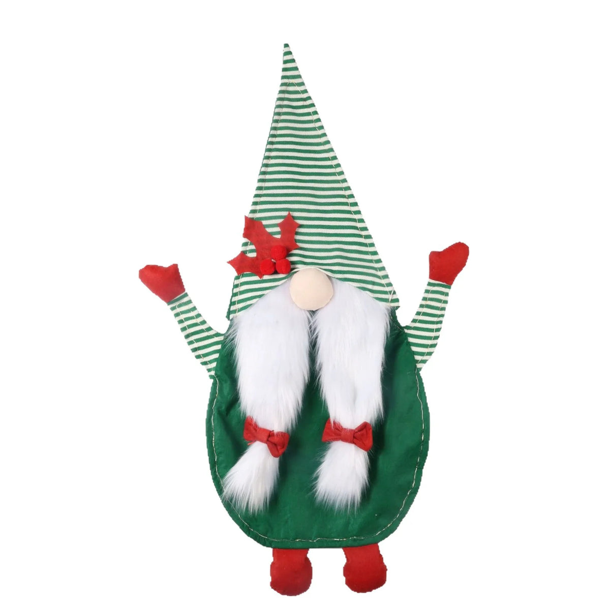 Kids Christmas Stocking Plush Character Face Child-Safe Fabric