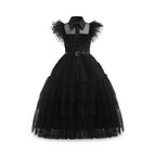 Kids Costume Gothic Schoolgirl Layered Tulle Wig & Accessories