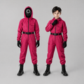 Kids Costume Jumpsuit Hooded All In One Set