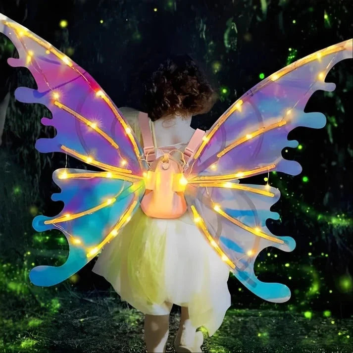 Kids Costume Wings Motorized Flapping LED Lights & Sound