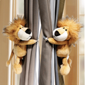 Kids Curtain Tiebacks Plush Animal Set of 2