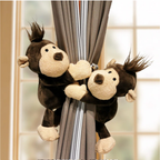 Kids Curtain Tiebacks Plush Animal Set of 2