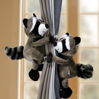 Kids Curtain Tiebacks Plush Animal Set of 2