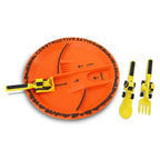 Kids Cutlery Set Bulldozer Design Food-Safe & BPA-Free
