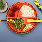 Kids Cutlery Set Bulldozer Design Food-Safe & BPA-Free