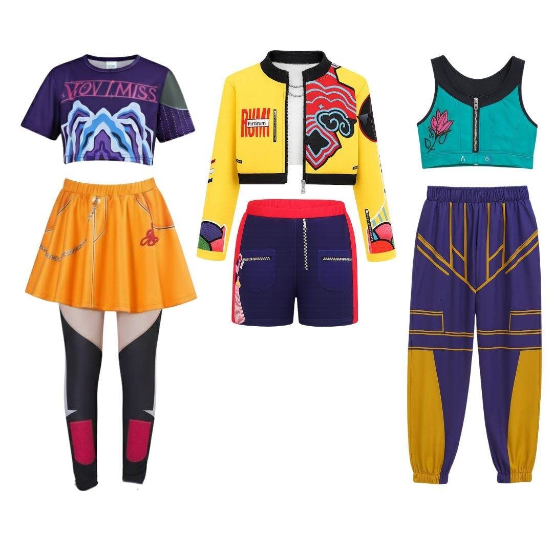 Kids Dance Costume Set Six Styles S To 4XL