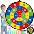Kids Dartboard Double-Sided 74 cm Velcro Set