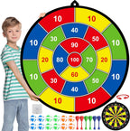 Kids Dartboard Double-Sided 74 cm Velcro Set