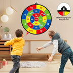 Kids Dartboard Double-Sided 74 cm Velcro Set