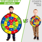 Kids Dartboard Double-Sided 74 cm Velcro Set