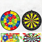 Kids Dartboard Double-Sided Soft Velcro Balls