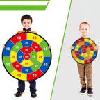 Kids Dartboard Double-Sided Soft Velcro Balls