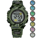 Kids Digital Watch Splash Resistant LED Backlight