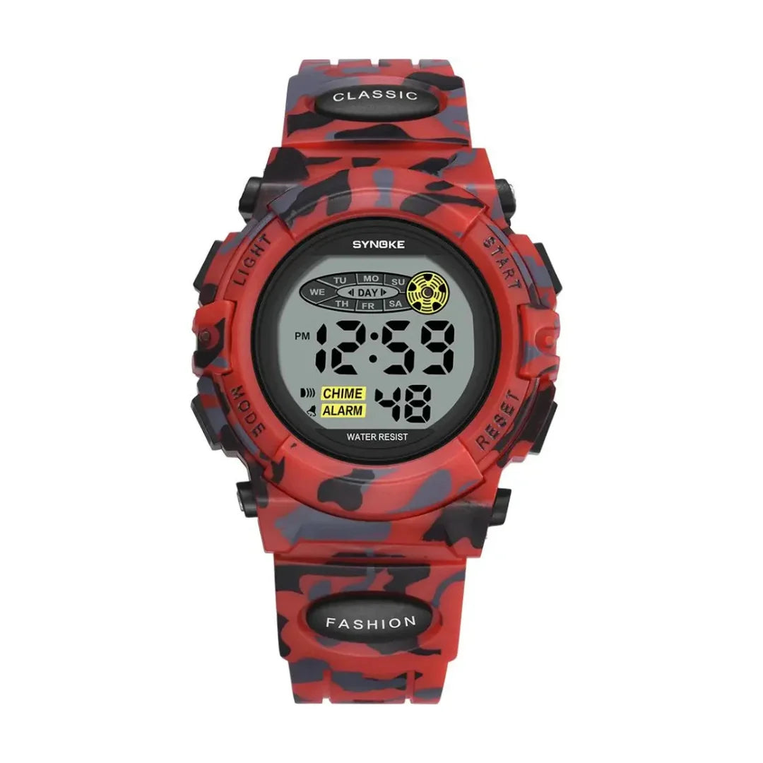 Kids Digital Watch Water-Resistant & Shock-Resistant Backlight
