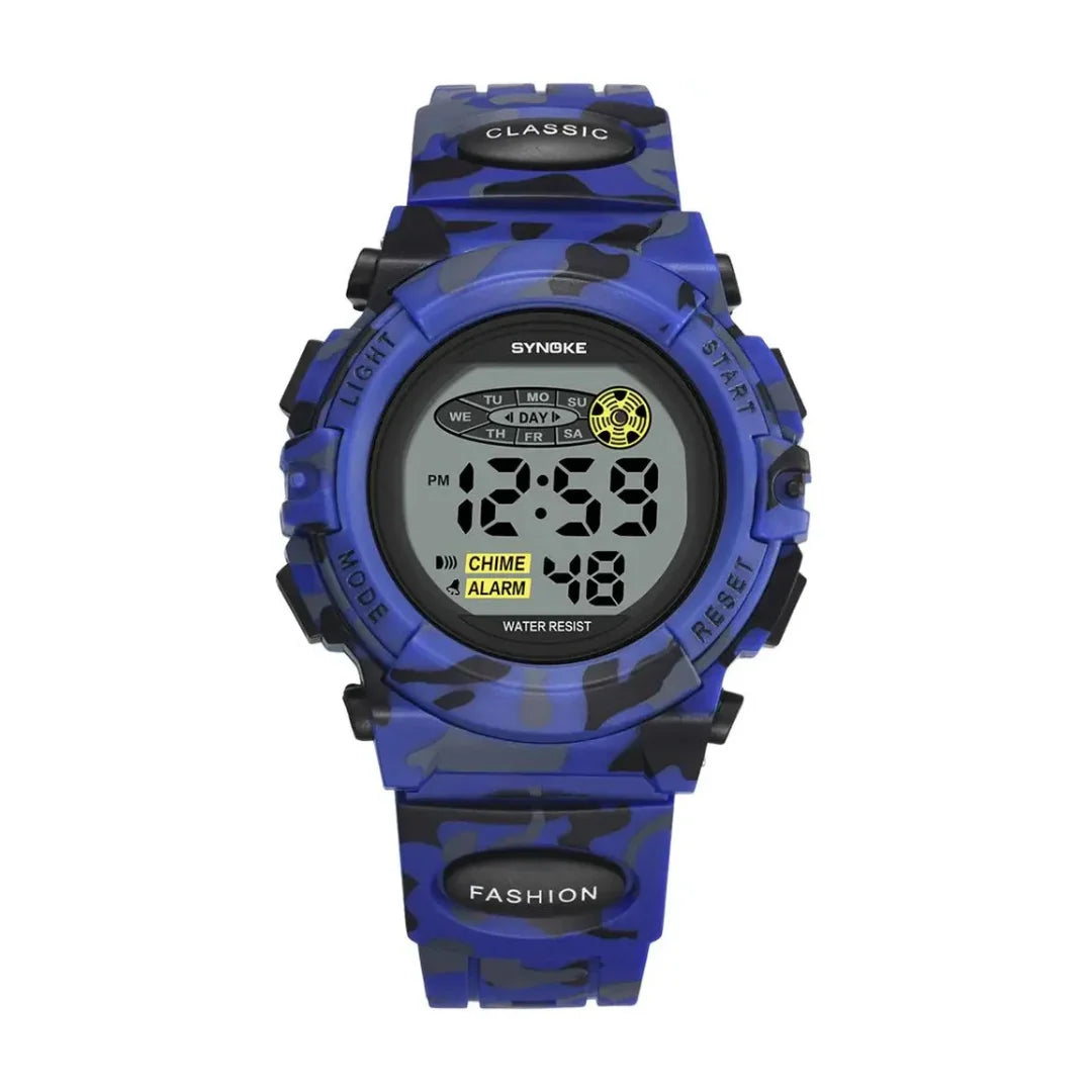 Kids Digital Watch Water-Resistant & Shock-Resistant Backlight