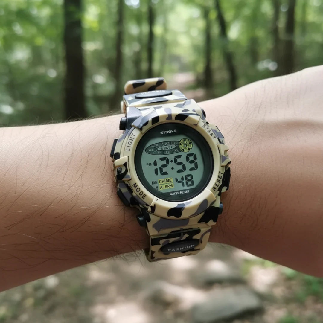 Kids Digital Watch Water-Resistant & Shock-Resistant Backlight