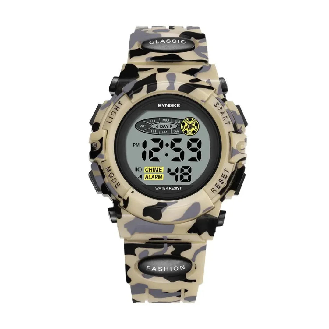 Kids Digital Watch Water-Resistant & Shock-Resistant Backlight