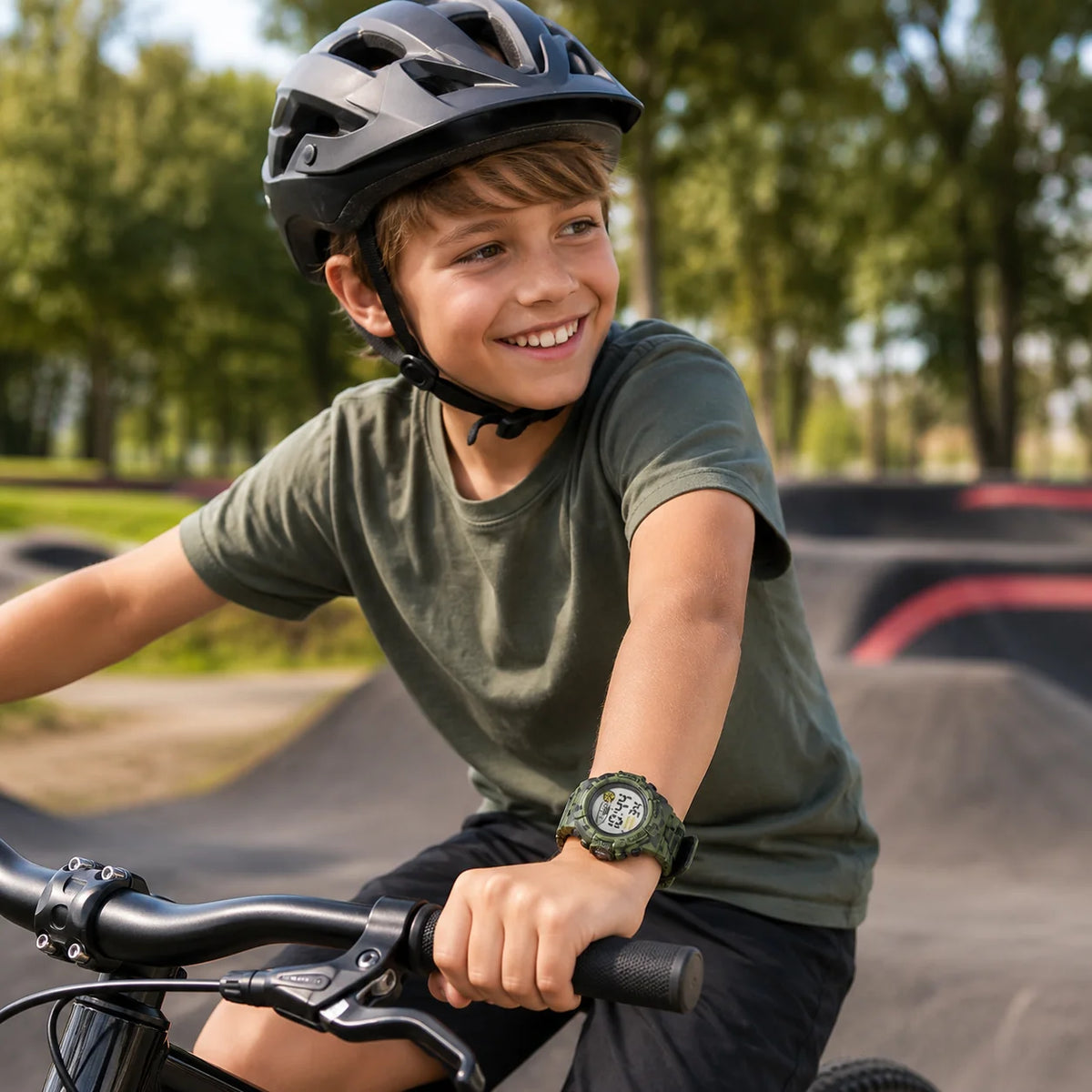 Kids Digital Watch Water-Resistant & Shock-Resistant Backlight