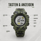 Kids Digital Watch Water-Resistant & Shock-Resistant Backlight