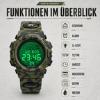 Kids Digital Watch Water-Resistant & Shock-Resistant Backlight