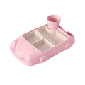 Kids Dining Set Divided Plate & Cutlery Dishwasher-Safe