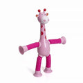 Kids Giraffe Toy Flexible Telescopic Suction Cup Non-Toxic
