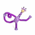 Kids Giraffe Toy Flexible Telescopic Suction Cup Non-Toxic