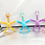 Kids Giraffe Toy Flexible Telescopic Suction Cup Non-Toxic