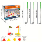 Kids Golf Set Adjustable Telescopic Club & Targets