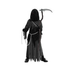 Kids Grim Reaper Costume Glowing Red Eyes Complete Set