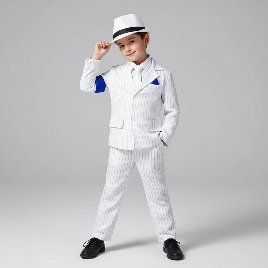 Kids Halloween Costume Comfortable Coat & Pants Or Wig