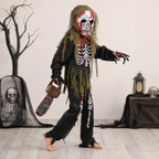 Kids Halloween Costume Set Skeleton Zombie Mask Included