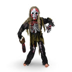 Kids Halloween Costume Set Skeleton Zombie Mask Included