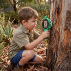 Kids Handheld Microscope 500X Magnification IPS Screen Rechargeable