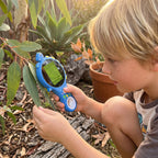 Kids Handheld Microscope 500X Magnification IPS Screen Rechargeable