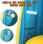 Kids Hanging Chair Parachute Fabric & Inflatable Cushion