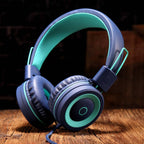 Kids Headphones Foldable Adjustable Headband 93 dB Volume Limit