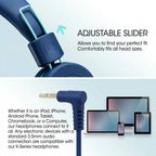 Kids Headphones Volume-Limited Adjustable Foldable