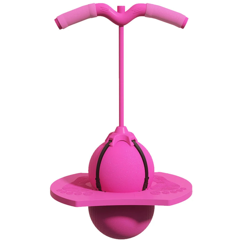 Kids Hopper Ball Sturdy Handle Promotes Balance