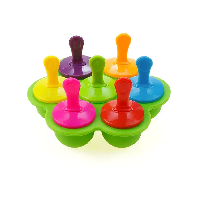 Kids Ice Pop Maker Easy-Fill BPA-Free & Dishwasher-Safe