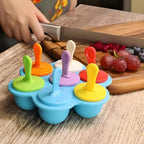 Kids Ice Pop Maker Easy-Fill BPA-Free & Dishwasher-Safe