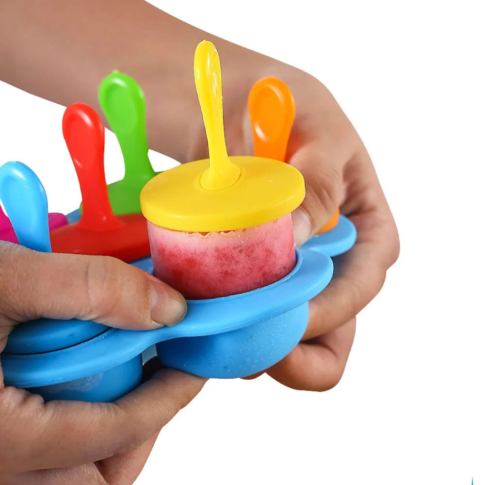 Kids Ice Pop Maker Easy-Fill BPA-Free & Dishwasher-Safe