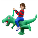 Kids Inflatable Dinosaur Costume Quick-Inflate Fan & Padded Legs
