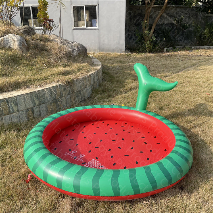 Kids Inflatable Pool Elephant Theme Spacious Quick Inflate Valve