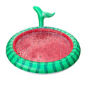 Kids Inflatable Pool Watermelon Design Built-In Sprayer Non-Slip Surface