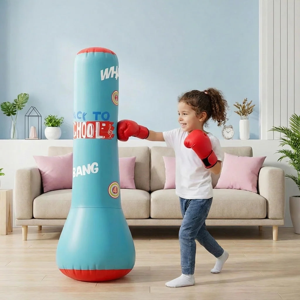 Kids Inflatable Punching Bag Water-Filled Base