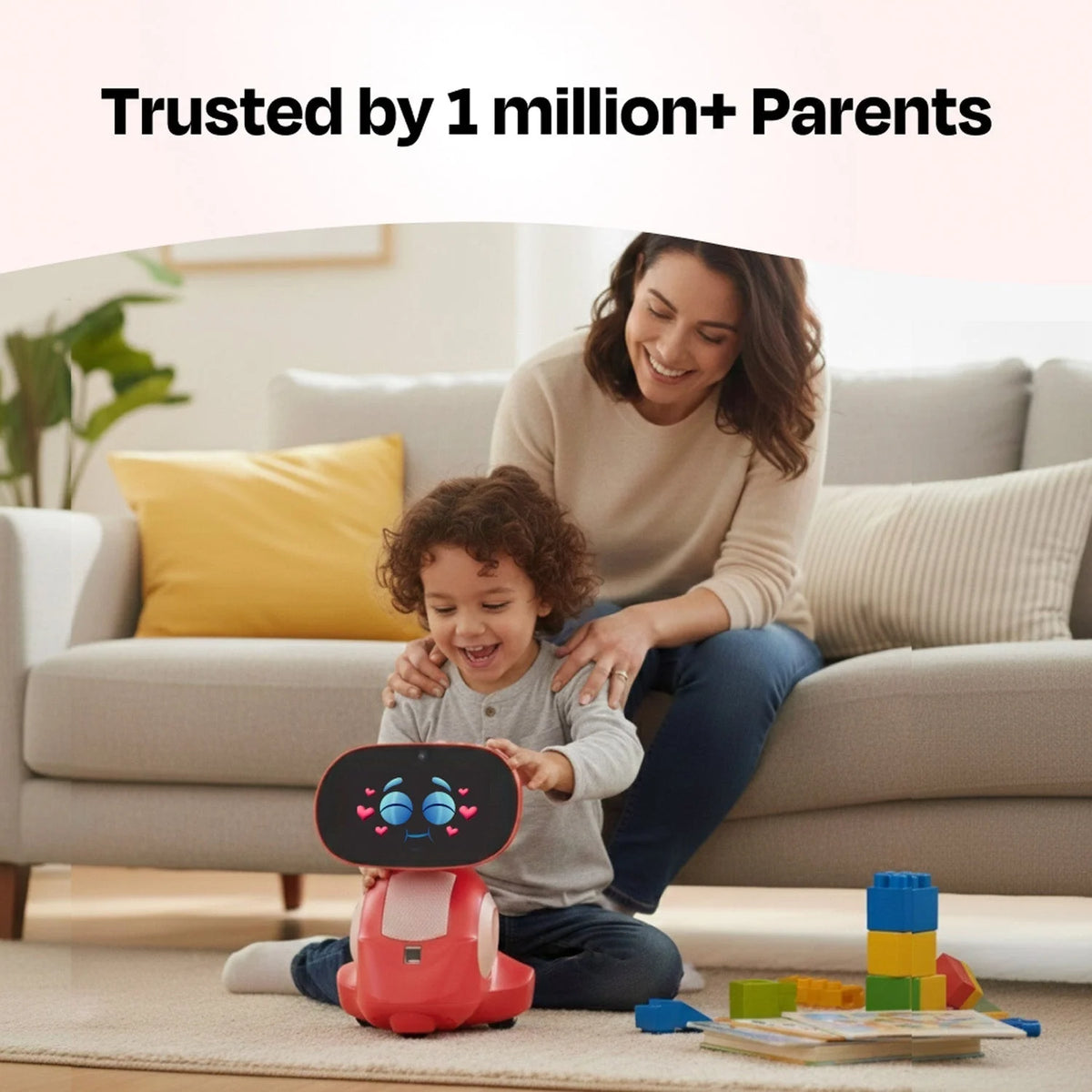 Kids' Interactive Robot Face & Voice Recognition HD Display